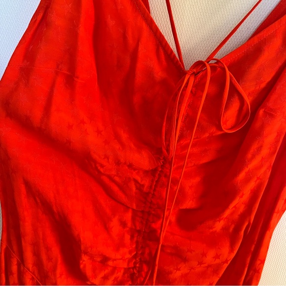 Topshop red star print dress - Picture 3 of 6